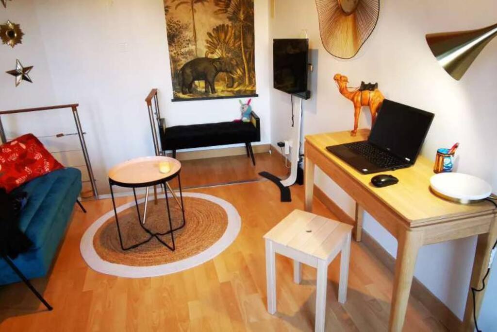 A 200M De La Plage, Charmante Petite Maison De Ville 莱萨布勒-多洛讷 外观 照片